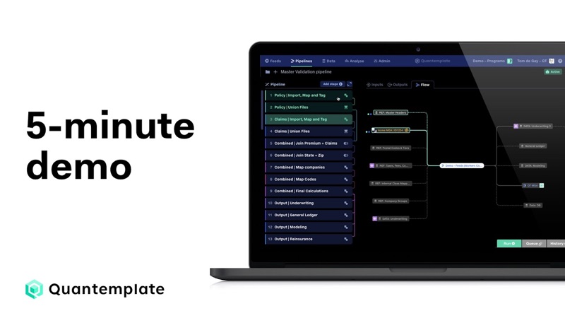 Thumbnail for the YouTube video &lsquo;Quantemplate in 5 mins: see AI-powered automation in action&rsquo;
